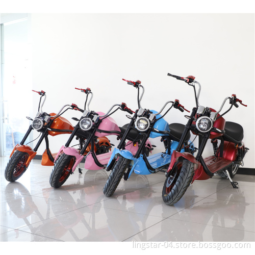 2022 New Electric Motorcycle 2 Wheel Electric Scooter Citycoco With EEC Made In China